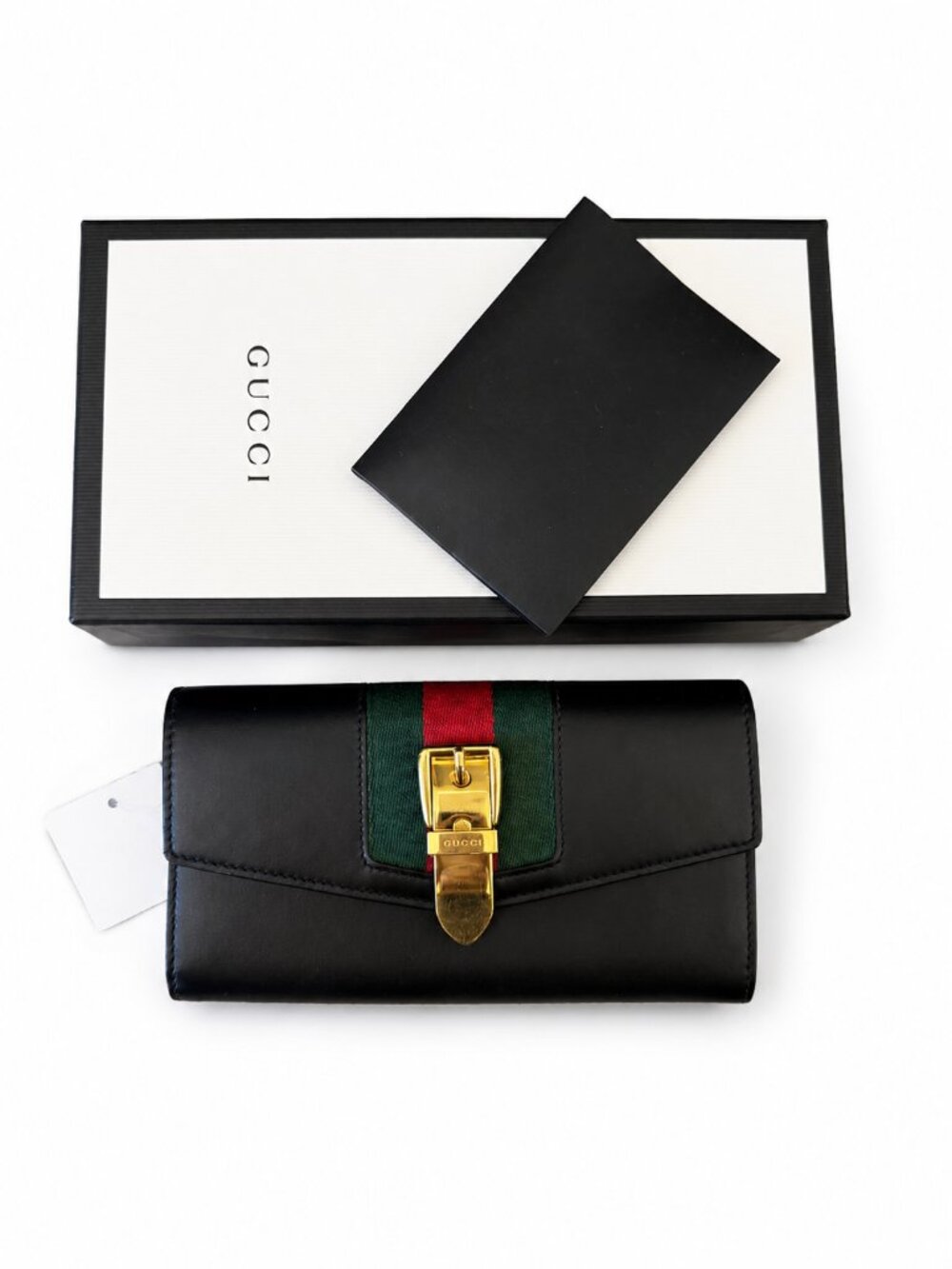 Authentic Gucci Sylvie Continental Wallet-MSRP$850